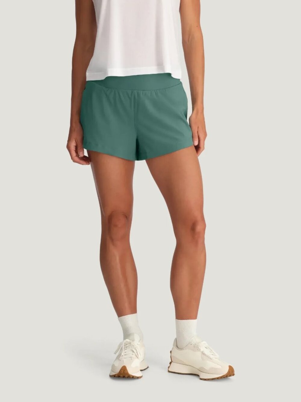 Free Fly Bamboo-Lined Active Breeze Short | Women's M | Sea Pine | 3" Inseam